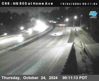 NB 805 at Home Ave (On Ramp)