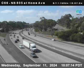 NB 805 at Home Ave (On Ramp)