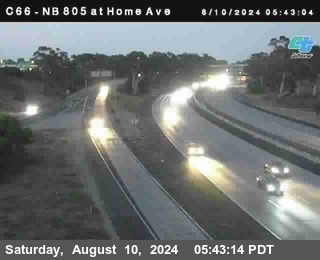 NB 805 at Home Ave (On Ramp)