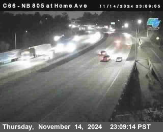 NB 805 at Home Ave (On Ramp)