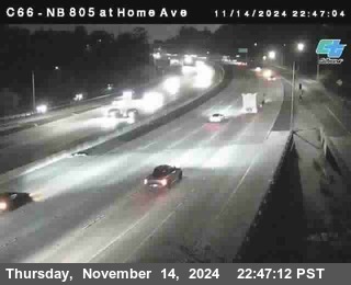 NB 805 at Home Ave (On Ramp)