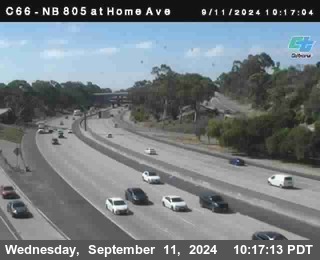 NB 805 at Home Ave (On Ramp)