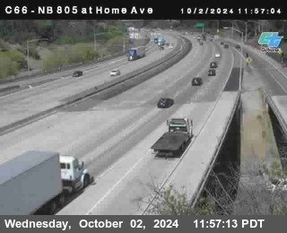 NB 805 at Home Ave (On Ramp)