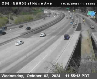 NB 805 at Home Ave (On Ramp)