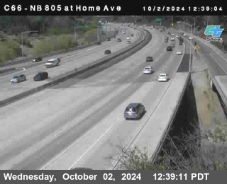 NB 805 at Home Ave (On Ramp)