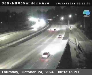 NB 805 at Home Ave (On Ramp)