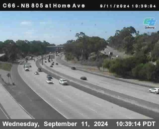 NB 805 at Home Ave (On Ramp)