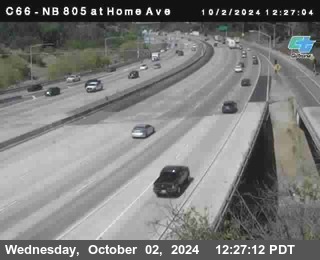 NB 805 at Home Ave (On Ramp)