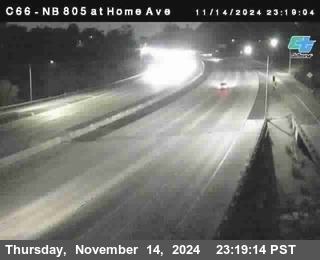 NB 805 at Home Ave (On Ramp)