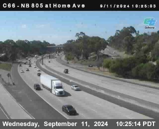 NB 805 at Home Ave (On Ramp)