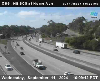 NB 805 at Home Ave (On Ramp)