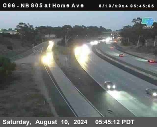 NB 805 at Home Ave (On Ramp)