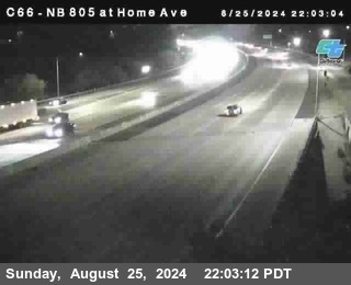 NB 805 at Home Ave (On Ramp)