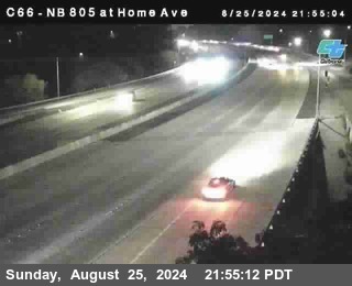 NB 805 at Home Ave (On Ramp)