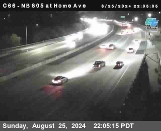 NB 805 at Home Ave (On Ramp)