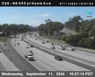 NB 805 at Home Ave (On Ramp)