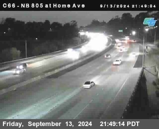 NB 805 at Home Ave (On Ramp)