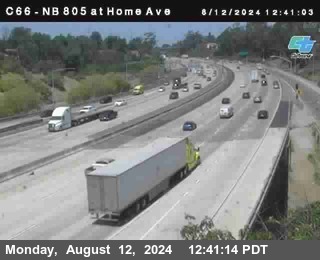 NB 805 at Home Ave (On Ramp)