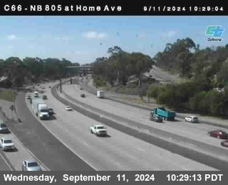 NB 805 at Home Ave (On Ramp)