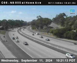 NB 805 at Home Ave (On Ramp)