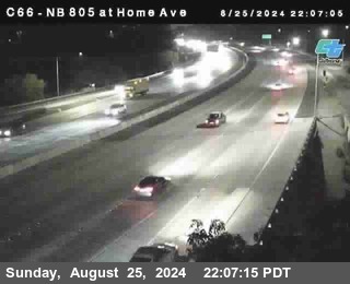 NB 805 at Home Ave (On Ramp)