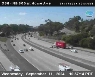 NB 805 at Home Ave (On Ramp)