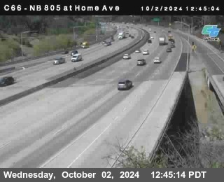 NB 805 at Home Ave (On Ramp)