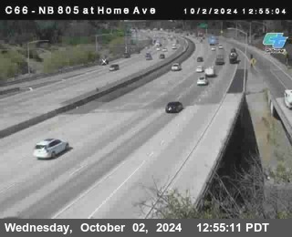 NB 805 at Home Ave (On Ramp)