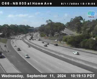 NB 805 at Home Ave (On Ramp)