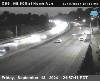 NB 805 at Home Ave (On Ramp)