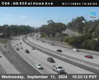 NB 805 at Home Ave (On Ramp)