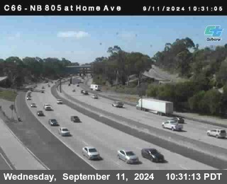 NB 805 at Home Ave (On Ramp)