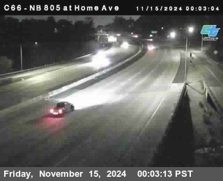 NB 805 at Home Ave (On Ramp)