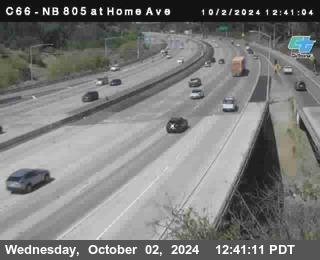 NB 805 at Home Ave (On Ramp)