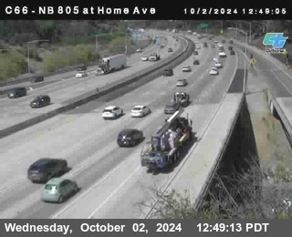 NB 805 at Home Ave (On Ramp)