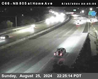 NB 805 at Home Ave (On Ramp)