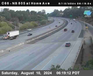 NB 805 at Home Ave (On Ramp)