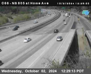 NB 805 at Home Ave (On Ramp)