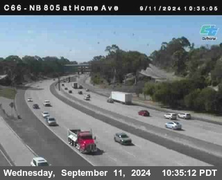 NB 805 at Home Ave (On Ramp)