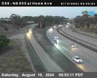 NB 805 at Home Ave (On Ramp)