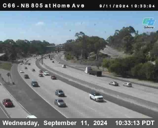 NB 805 at Home Ave (On Ramp)