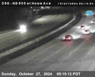 NB 805 at Home Ave (On Ramp)