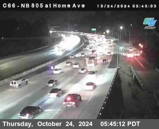 NB 805 at Home Ave (On Ramp)