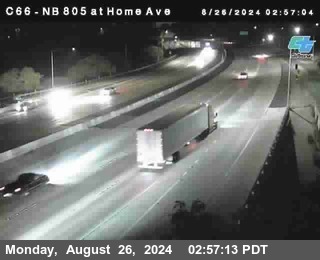 NB 805 at Home Ave (On Ramp)