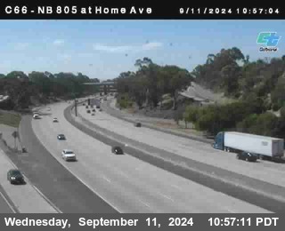 NB 805 at Home Ave (On Ramp)