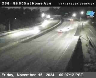 NB 805 at Home Ave (On Ramp)