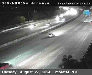 NB 805 at Home Ave (On Ramp)