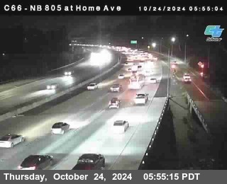 NB 805 at Home Ave (On Ramp)