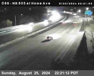 NB 805 at Home Ave (On Ramp)