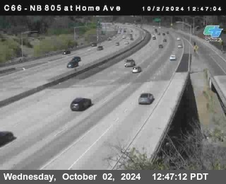 NB 805 at Home Ave (On Ramp)